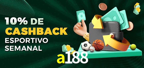 10% de bônus de cashback na a188
